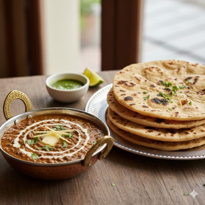 Dal Makhani and Tandoori Roti